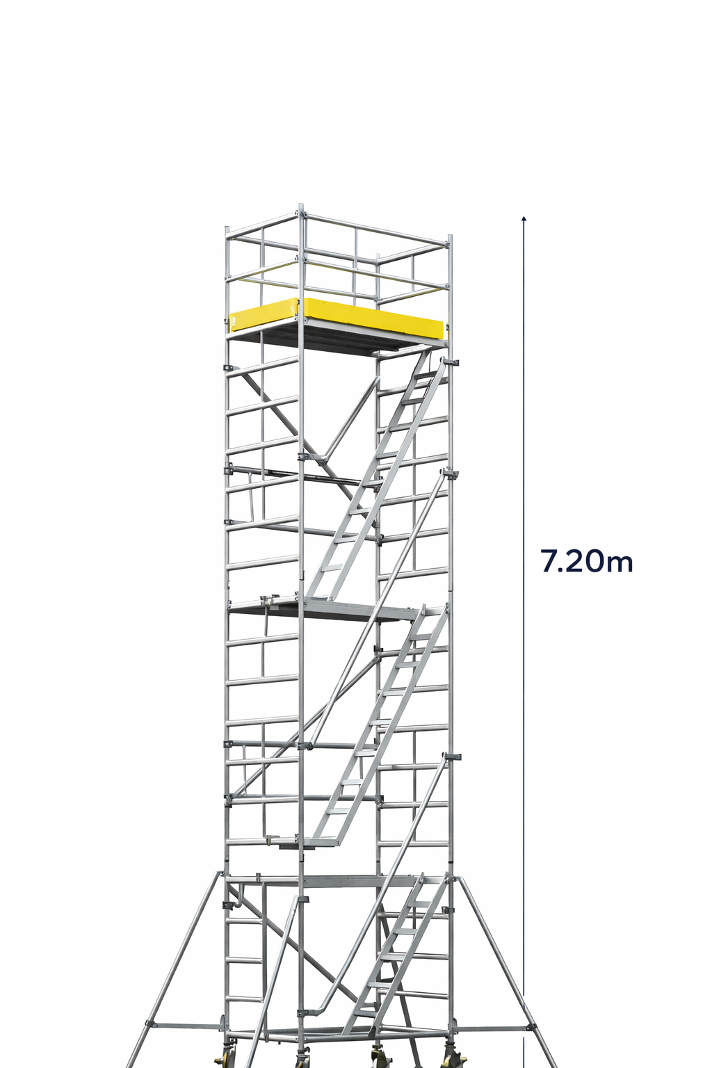 Stairway Scaffold 1400(w) × 2.0(l) × 7.20(h) - Platform Height - , Over All Height , Reaching Height