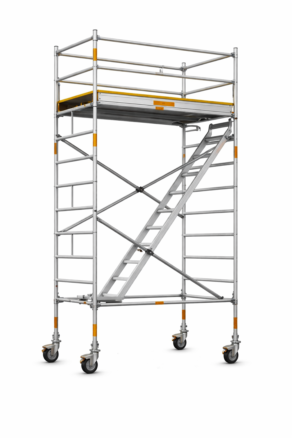 Aluminium Zigzag Stairway Scaffold Tower – 1.4 × 2.0 ×